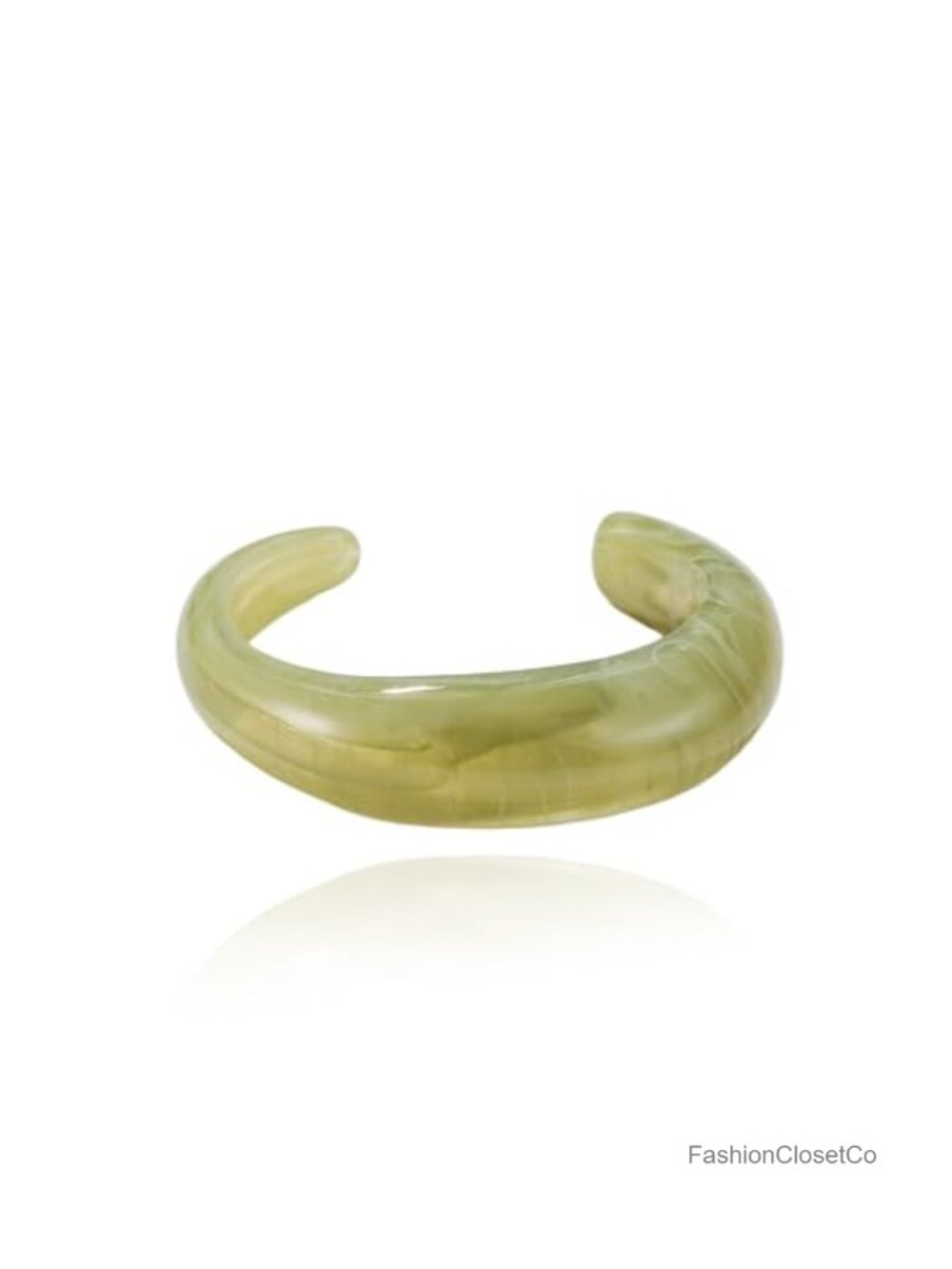 Chunky Acrylic Bracelet Women Vintage Candy Color Adjustable Statement